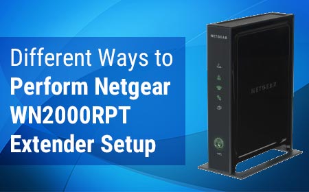 Different Ways to Perform Netgear WN2000RPT Extender Setup